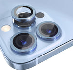 NORTHJO 1 Set For iPhone 13 Pro Max / 13 Pro Camera Lens Protector Tempered Glass Lens Film with CD Vein Metal Ring
