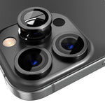 NORTHJO 1 sæt til iPhone 14 Pro Max / 14 Pro kameraglasbeskytter i hærdet glas + CD-åre metalring baglinsefilm