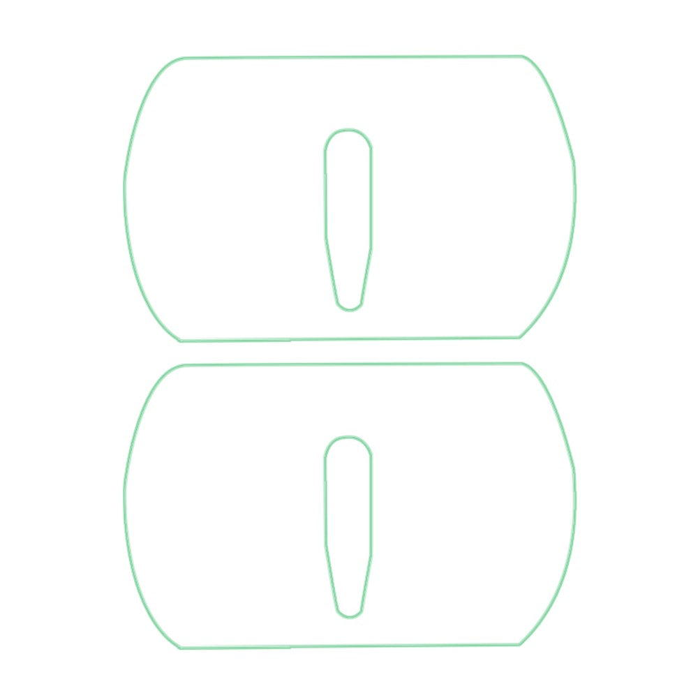 2 st/set för Huawei Mate X3 5G stötsäker härdat glas bakre linsfilm med 2.5D bågkant