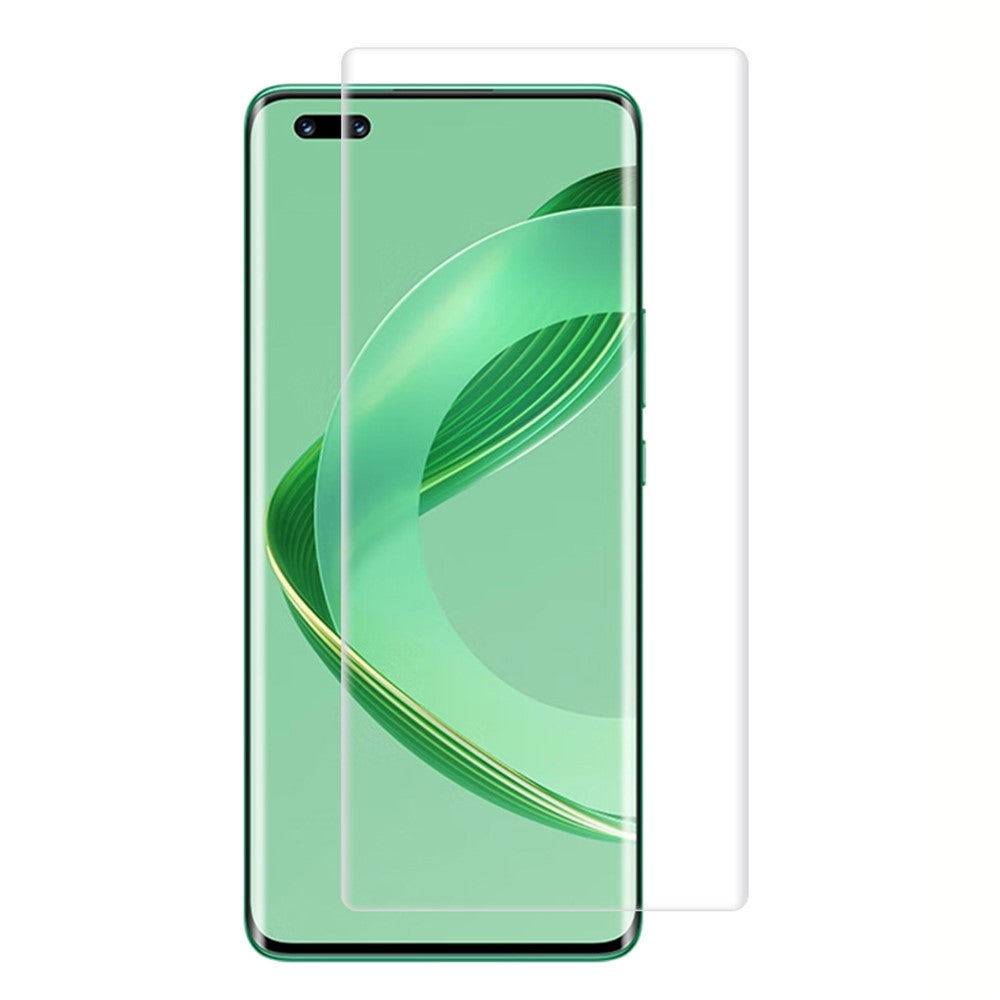 RURIHAI For Huawei nova 11 Pro / nova 11 Ultra Anti-scratch HD Screen Protector 3D Curved UV Liquid Tempered Glass Film, Support Fingerprint Unlock
