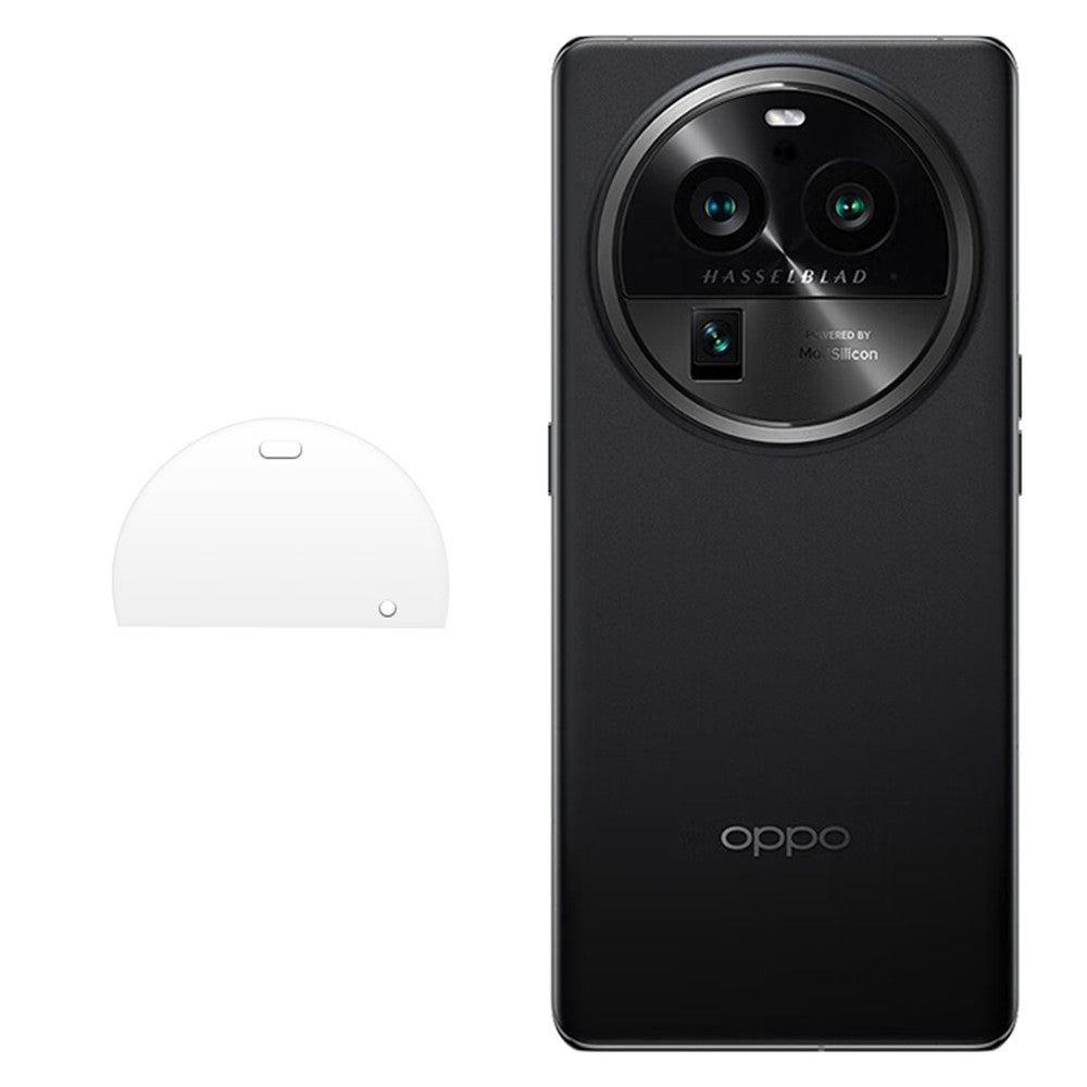 RURIHAI För Oppo Find X6 Pro 3D mobilkameralinsskydd Hög Aluminium-kisel Glaskameralinsfilm