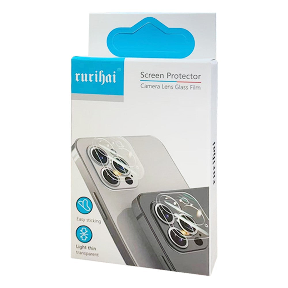 RURIHAI För Oppo Find X6 Pro 3D mobilkameralinsskydd Hög Aluminium-kisel Glaskameralinsfilm