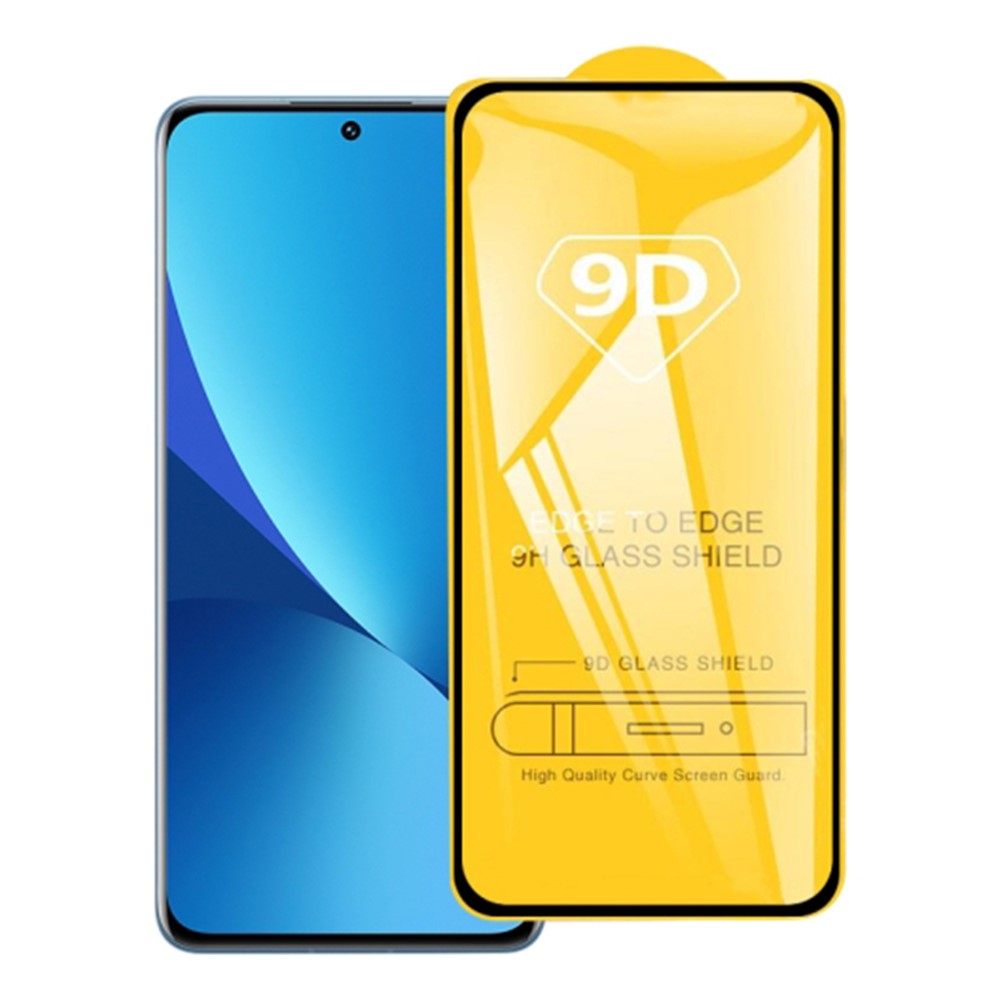 Xiaomi 13 5G Silk Print Skärmskydd Sidolim Heltäckande 9D Härdat Glasfilm