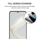 For Huawei nova 11 / nova 12s 4G / nova 12 Lite 4G Silk Printing Phone Screen Protector Full Glue Tempered Glass Full Cover Film