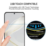 For Huawei nova 11 / nova 12s 4G / nova 12 Lite 4G Silk Printing Phone Screen Protector Full Glue Tempered Glass Full Cover Film