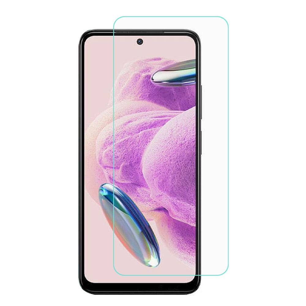 HD Clear Phone Screen Protector för Xiaomi Redmi Note 12S 4G, 2.5D Arc Edge Hög Aluminium-Silicon Glasfilm