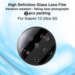 IMAK 2Pcs / Set Camera Lens Film for Xiaomi 13 Ultra , Tempered Glass Scratch-Resistant Clear Lens Protector