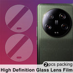 IMAK 2Pcs / Set Camera Lens Film for Xiaomi 13 Ultra , Tempered Glass Scratch-Resistant Clear Lens Protector