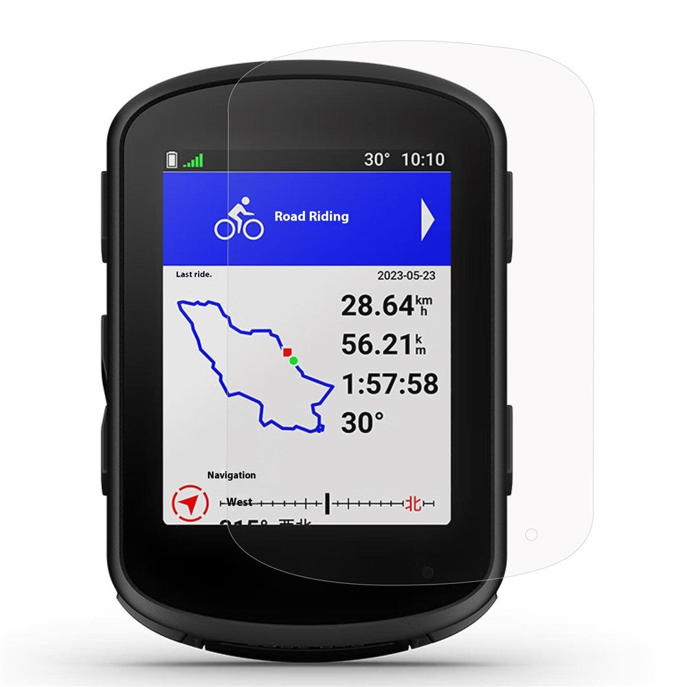 For Garmin Edge 540 Cycling Computer Screen Protector Anti-scratch Soft PET Ultra Clear Screen Film