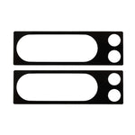 For Google Pixel 8 Pro 2Pcs Silk Printing Camera Lens Protector 2.5D Arc Edge Tempered Glass Lens Film