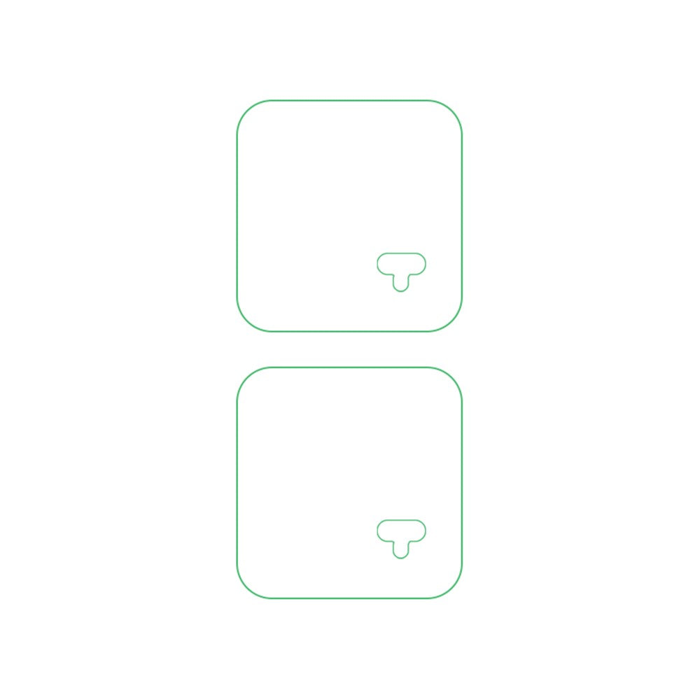 2Pcs / Set For Xiaomi Pad 6 / Pad 6 Pro Camera Lens Protector 2.5D Arc Edge Tempered Glass Anti-scratch HD Lens Film
