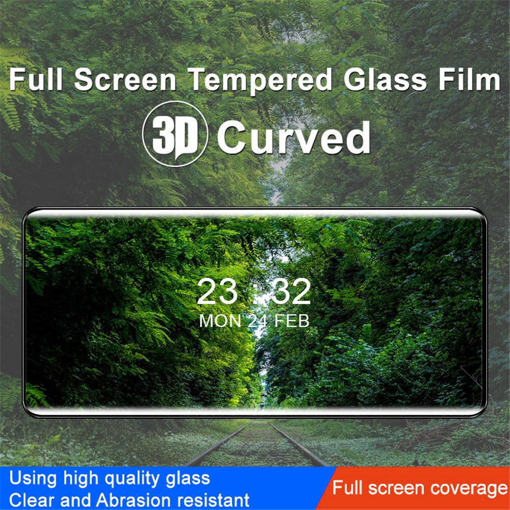 IMAK For Xiaomi 13 Ultra 3D Curved Screen Protector Full Cover Side Glue HD Clear Tempered Glass Film