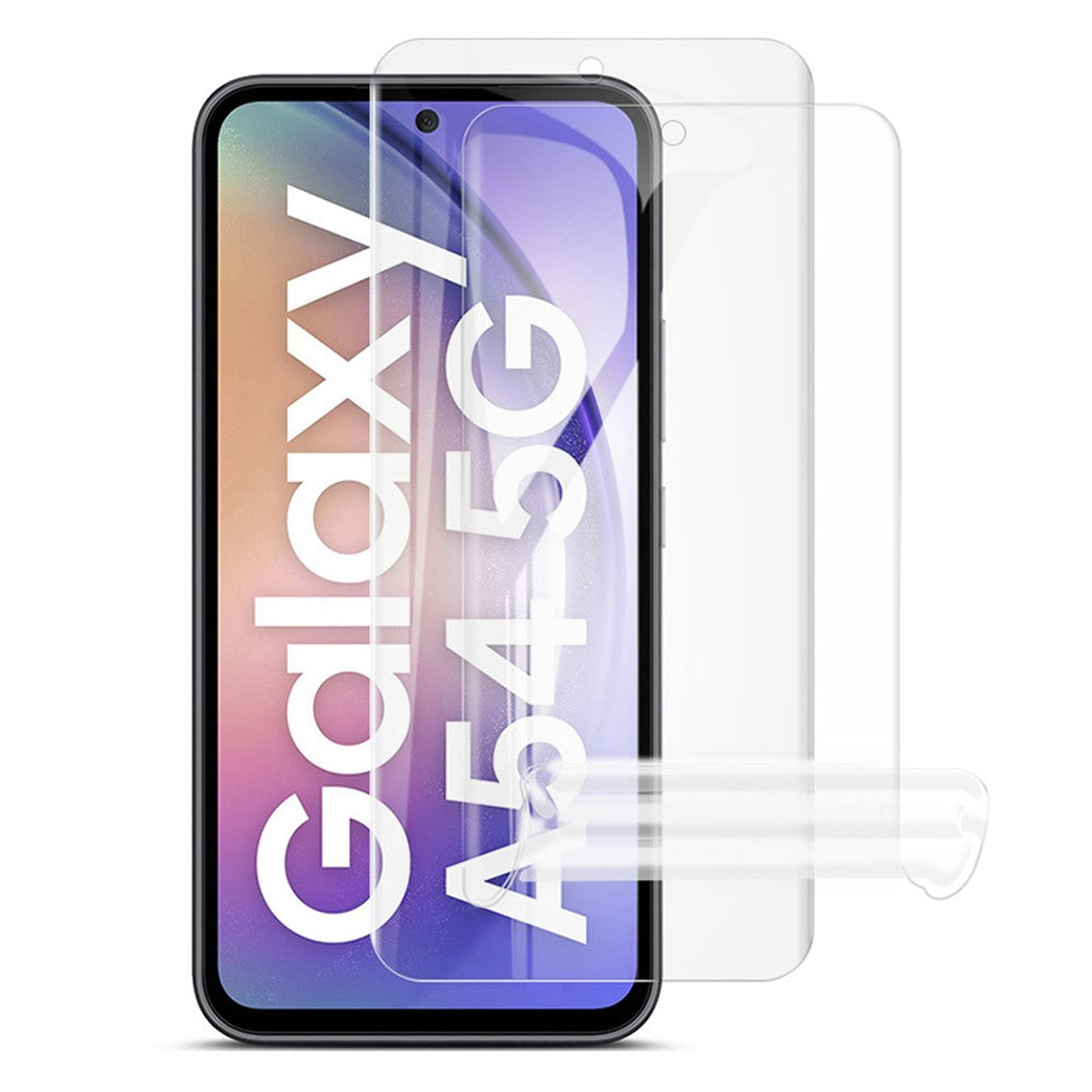 IMAK 2Pcs / Set Hydrogel Film III for Samsung Galaxy A54 5G TPU Screen Film Clear Full Screen Protector