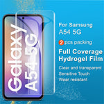 IMAK 2Pcs / Set Hydrogel Film III for Samsung Galaxy A54 5G TPU Screen Film Clear Full Screen Protector