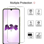 2Pcs For Samsung Galaxy A34 5G Screen Protector Tempered Glass Film with Camera Lens Protectors