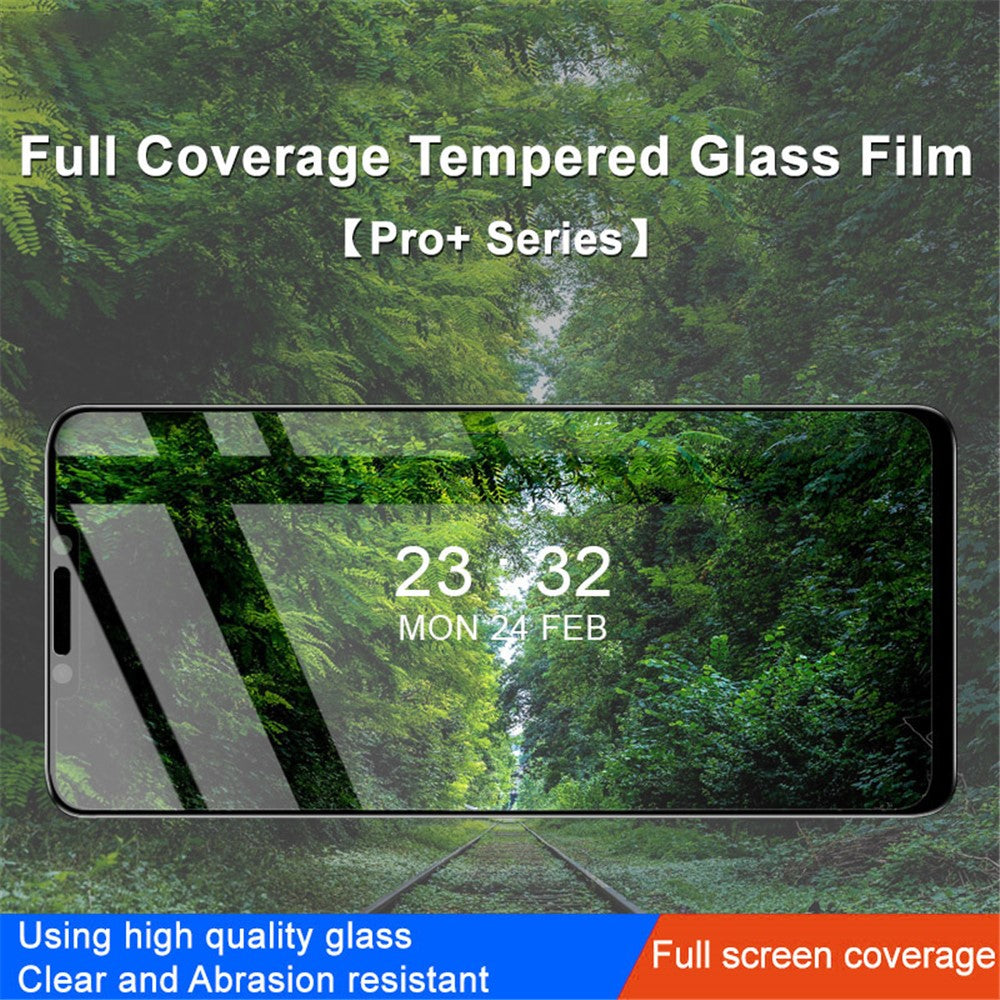 IMAK Pro+-serien för Huawei Enjoy 60X / nova Y91 4G härdat glasmobil helskärmsskydd HD genomskinlig explosionsskyddsfilm