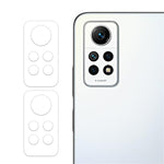 2Pcs / Set For Xiaomi Redmi Note 12 Pro 4G Camera Lens Protector 3D Arc Edge Tempered Glass Phone Lens Film