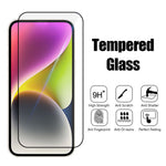 For Xiaomi Poco F5 5G / Redmi Note 12 Turbo Tempered Glass Screen Protector Black Edge Silk Printing Full Glue Film