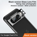 IMAK For Google Pixel 8 Pro Anti-Scratch Camera Lens Protector Tempered Glass Lens Film (Black Version)