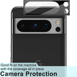 IMAK For Google Pixel 8 Pro Anti-Scratch Camera Lens Protector Tempered Glass Lens Film (Black Version)