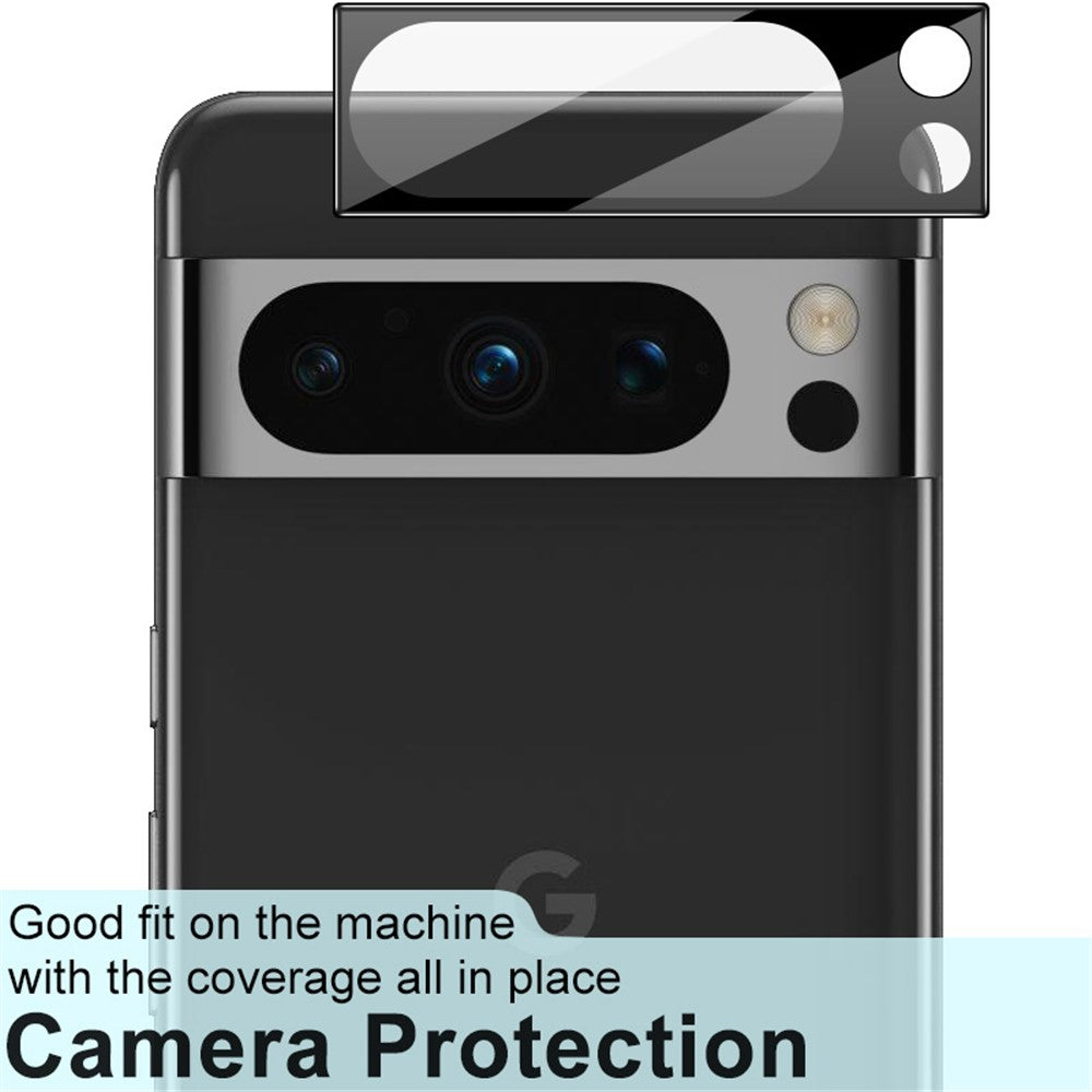IMAK For Google Pixel 8 Pro Anti-Scratch Camera Lens Protector Tempered Glass Lens Film (Black Version)