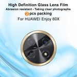 IMAK 2 st/set för Huawei Enjoy 60X / Nova Y91 4G HD genomskinligt kameralinsskydd härdat glaslinsfilm