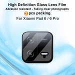 IMAK 2Pcs  /  Set For Xiaomi Pad 6 / 6 Pro HD Tablet Lens Protector Tempered Glass Camera Lens Film