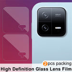 IMAK 2Pcs  /  Set For Xiaomi Pad 6 / 6 Pro HD Tablet Lens Protector Tempered Glass Camera Lens Film