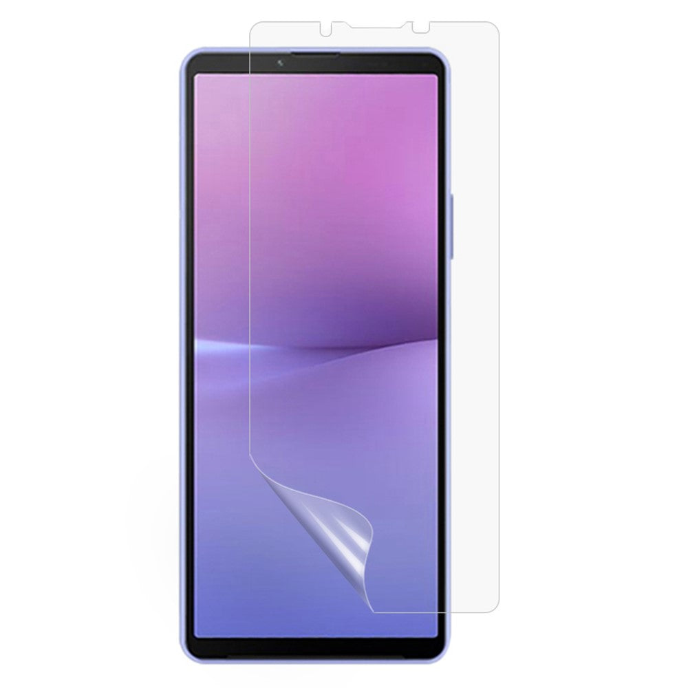 Til Sony Xperia 10 V Anti-ridse PET skærmbeskytter Høj opløsning Følsom touch-telefonskærmsfilm