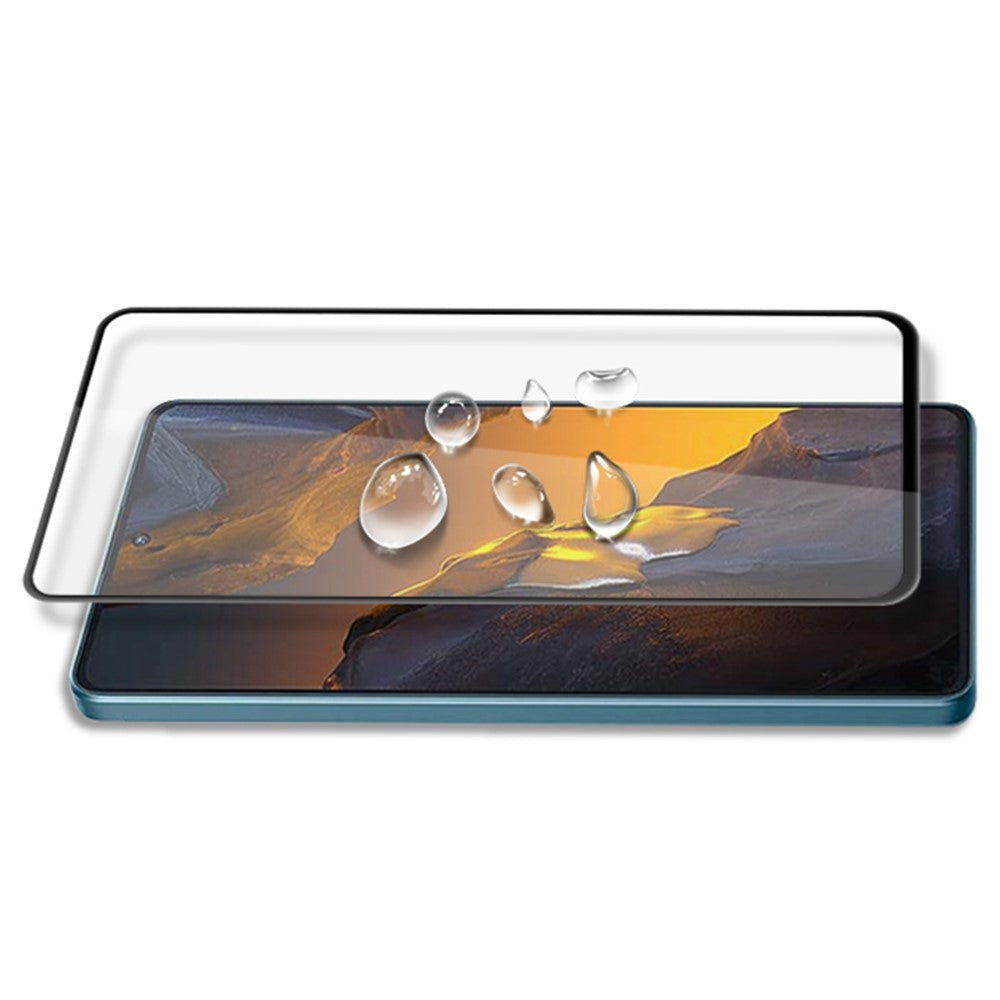 AMORUS For Xiaomi Poco F5 5G / Redmi Note 12 Turbo Tempered Glass Film Silk Printing Phone Screen Protector