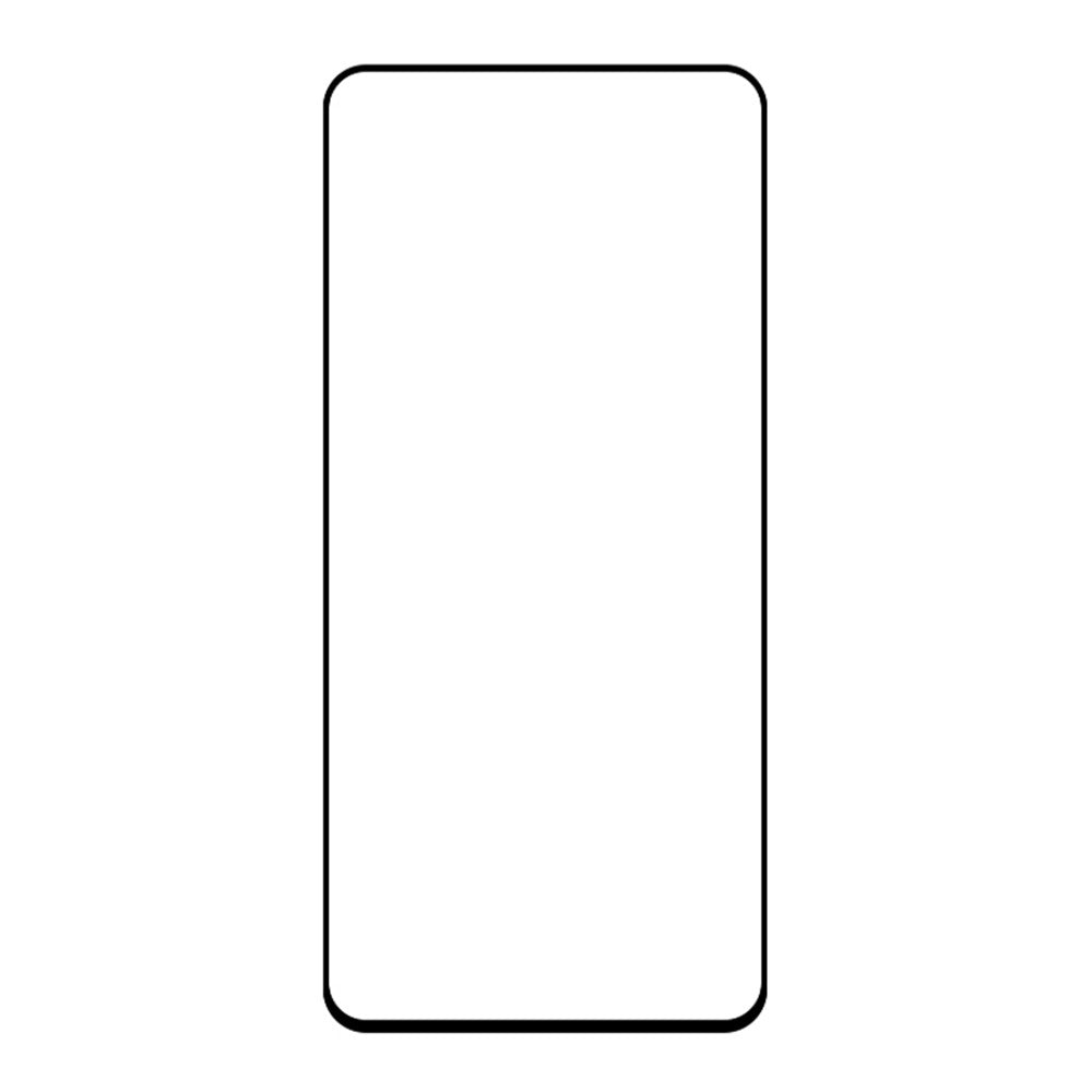 RURIHAI Black Edge-skærmbeskyttelse til Xiaomi Poco F5 Pro 5G / Redmi K60 5G / K60 Pro 5G, 2.5D sekundærhærdet glasfilm i aluminium-silicium med høj klarhed
