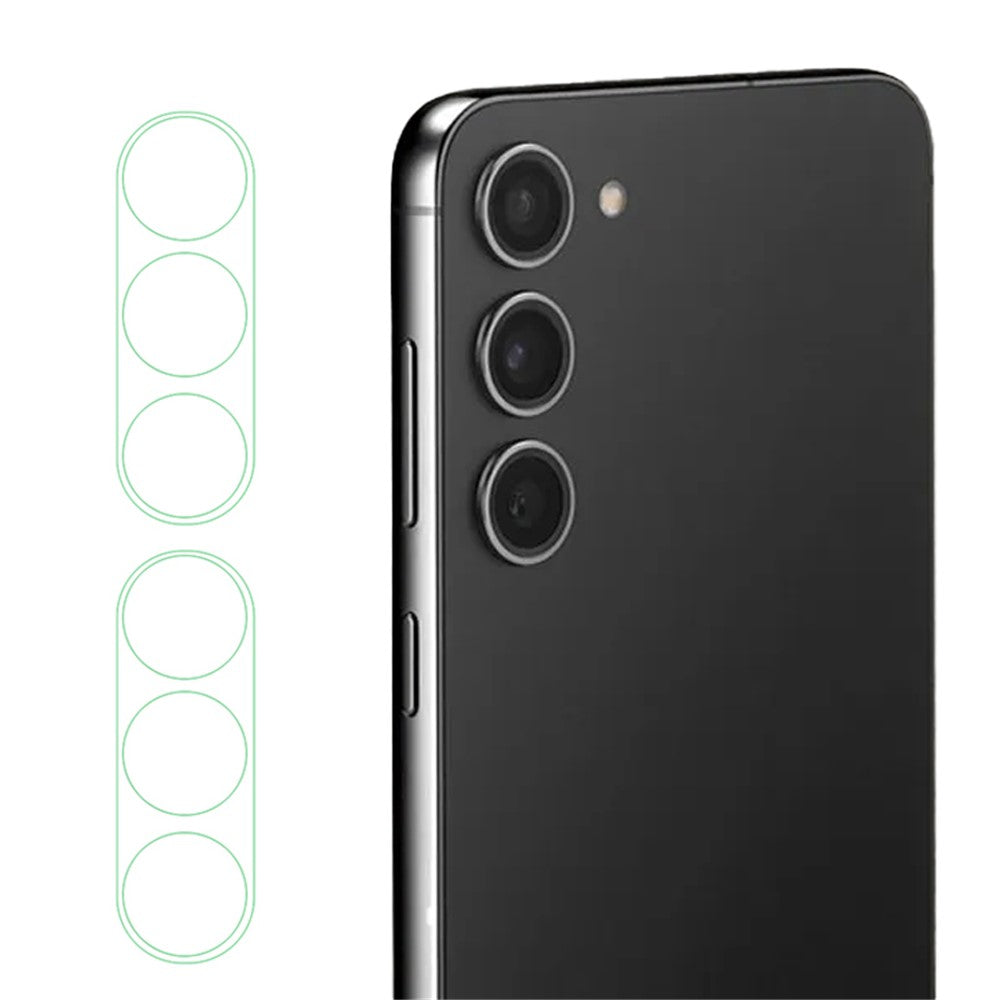 2Pcs Tempered Glass Camera Lens Protector for Samsung Galaxy Z Fold5 5G , 3D Arc Edge HD Clear Phone Back Lens Film