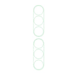 2Pcs Tempered Glass Camera Lens Protector for Samsung Galaxy Z Fold5 5G , 3D Arc Edge HD Clear Phone Back Lens Film