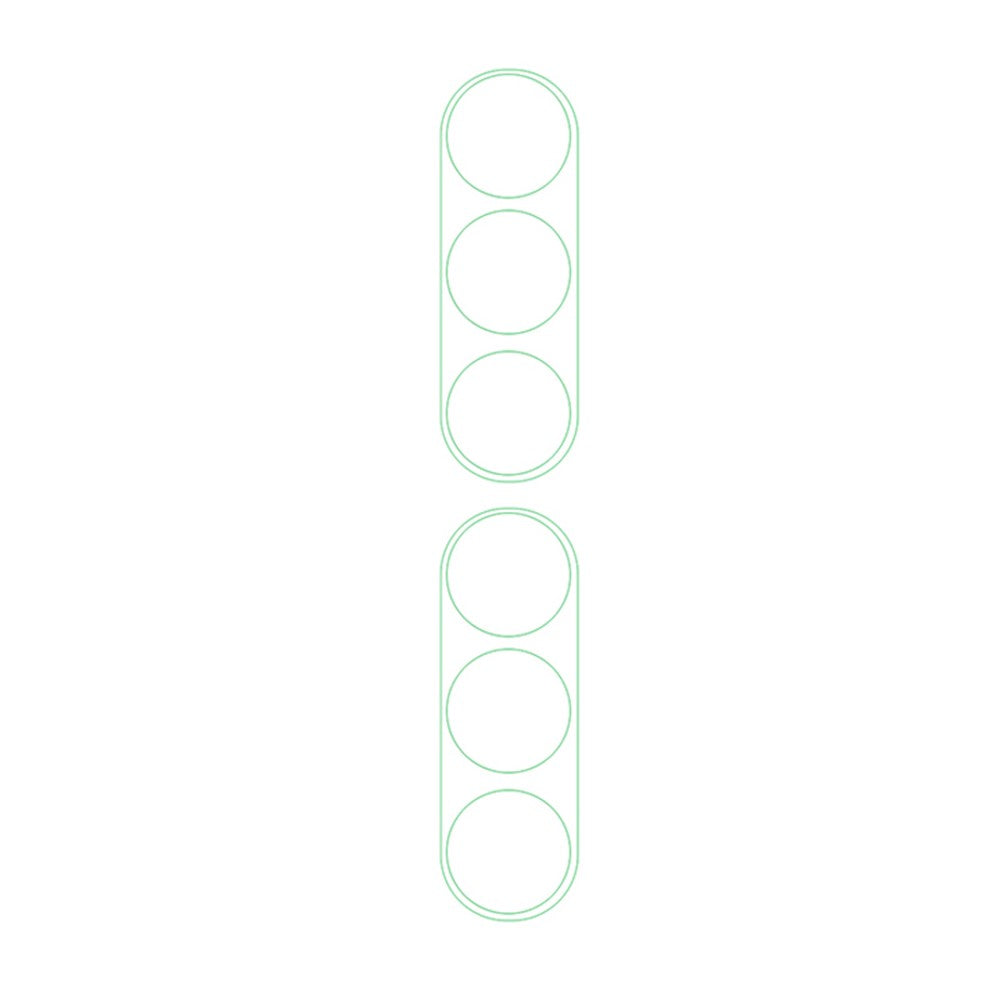 2Pcs Tempered Glass Camera Lens Protector for Samsung Galaxy Z Fold5 5G , 3D Arc Edge HD Clear Phone Back Lens Film