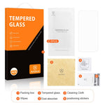 AMORUS For iPhone 14 Pro Explosion-proof Crystal Clear Screen Protector HD Full Glue Tempered Glass Film