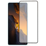 Xiaomi Poco F5 5G / Redmi Note 12 Turbo Silk Print Härdat Glas Film Helklistrad mobil Helskärmsskydd