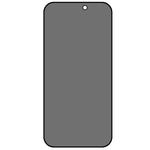 Til iPhone 15 Pro Max Anti-Spion Skærmbeskytter Fuld Dækning Silketryk Sideklæber Hærdet Glasfilm