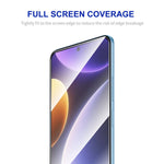 ENKAY HAT PRINCE för Xiaomi Redmi Note 12 Turbo / Poco F5 5G 0,26 mm 9H 2,5D silkestryck helskärmsskydd hög aluminium-kiselglasfilm