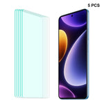 ENKAY HAT PRINCE 5 ST. Skärmfilm för Xiaomi Poco F5 5G / Redmi Note 12 Turbo 0,26 mm 9H 2,5D Högkvalitativt Aluminium-Silicon Glas Skärmskydd