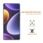 ENKAY HAT PRINCE 5 ST. Skärmfilm för Xiaomi Poco F5 5G / Redmi Note 12 Turbo 0,26 mm 9H 2,5D Högkvalitativt Aluminium-Silicon Glas Skärmskydd