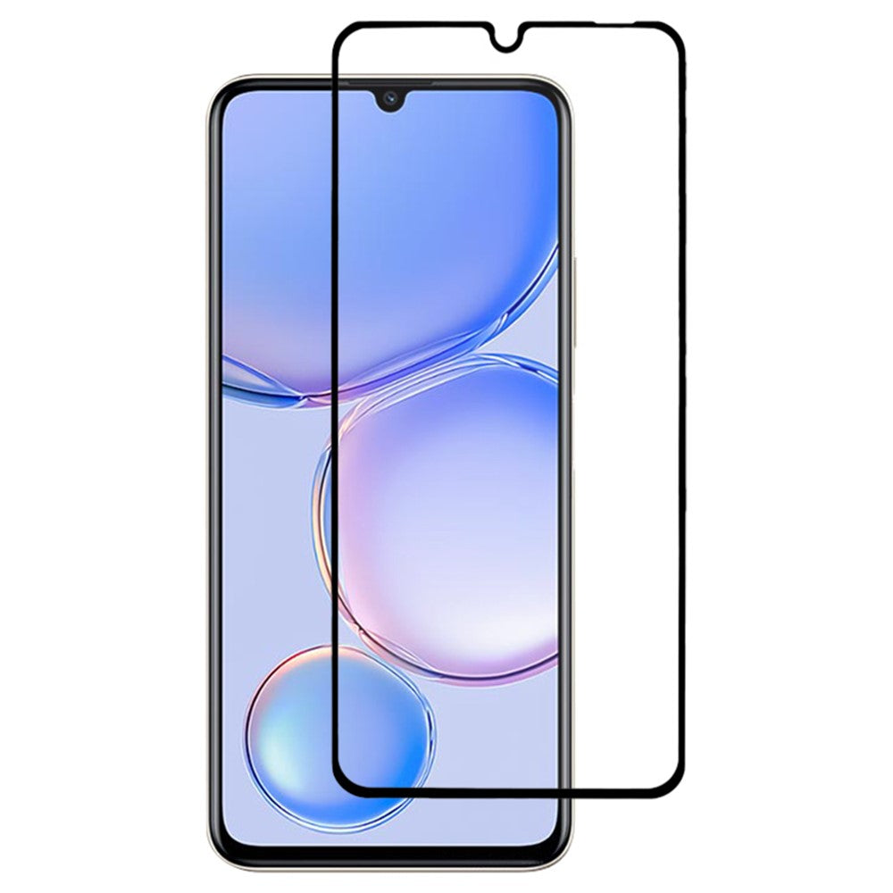 Huawei Nova Y71 4G Full Glue Full Screen Protector Silk Print Härdat Glas HD Klar mobilfilm
