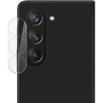 IMAK HD-klar integrerad kameralinsfilm för Samsung Galaxy Z Fold5 5G, klart härdat glaslinsskydd + akryllinsskydd
