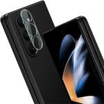 IMAK HD-klar integrerad kameralinsfilm för Samsung Galaxy Z Fold5 5G, klart härdat glaslinsskydd + akryllinsskydd