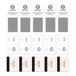 ENKAY HAT PRINCE 5 ST För Huawei P60 / P60 Pro / P60 Art 9H Helskärmsskydd 0.26mm 3D Böjd Kant Härdat Glas Stöder Fingeravtryckslåsning