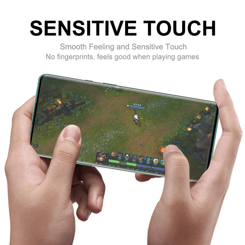 ENKAY HAT PRINCE Screen Protector for Huawei P60 / P60 Pro / P60 Art 3D Curved Side Glue Tempered Glass Support Fingerprint Unlock