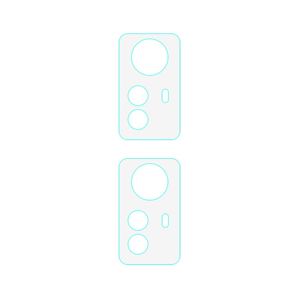 2Pcs For Xiaomi Redmi Note 12S 4G Camera Lens Protector 3D Arc Edge Tempered Glass Ultra Clear Lens Film
