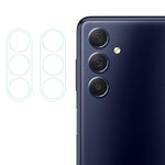 2 st för Samsung Galaxy M54 5G / F54 5G härdat glas kameralinsskydd 3D Arc Edge HD klar linsfilm