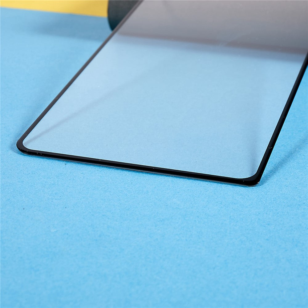 For Samsung Galaxy Z Fold5 5G / Z Fold4 5G Full Glue Outer Phone Screen Protector Tempered Glass Silk Printing Black Edge Film