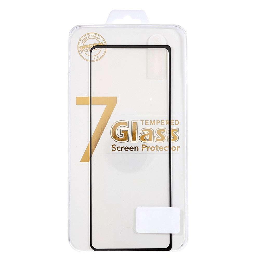 For Samsung Galaxy Z Fold5 5G / Z Fold4 5G Full Glue Outer Phone Screen Protector Tempered Glass Silk Printing Black Edge Film