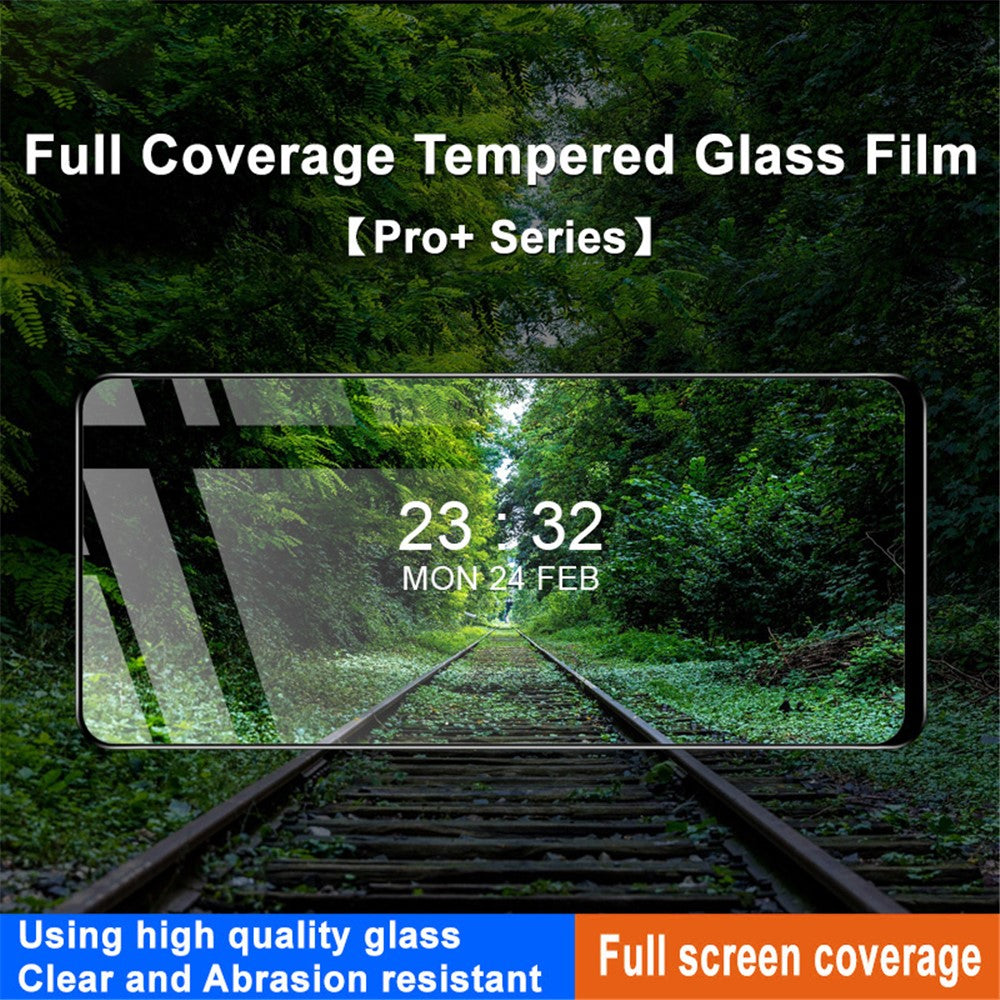 IMAK Pro+-serien för Xiaomi Redmi Note 12S 4G härdat glasfilm heltäckande, självhäftande mobilskärmskydd